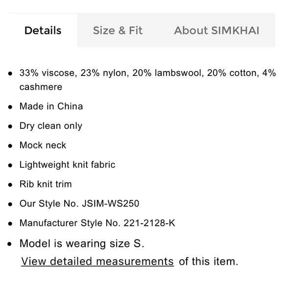 Simkhai Harlee Crop Top in Ecru Size M - Picture 4 of 7